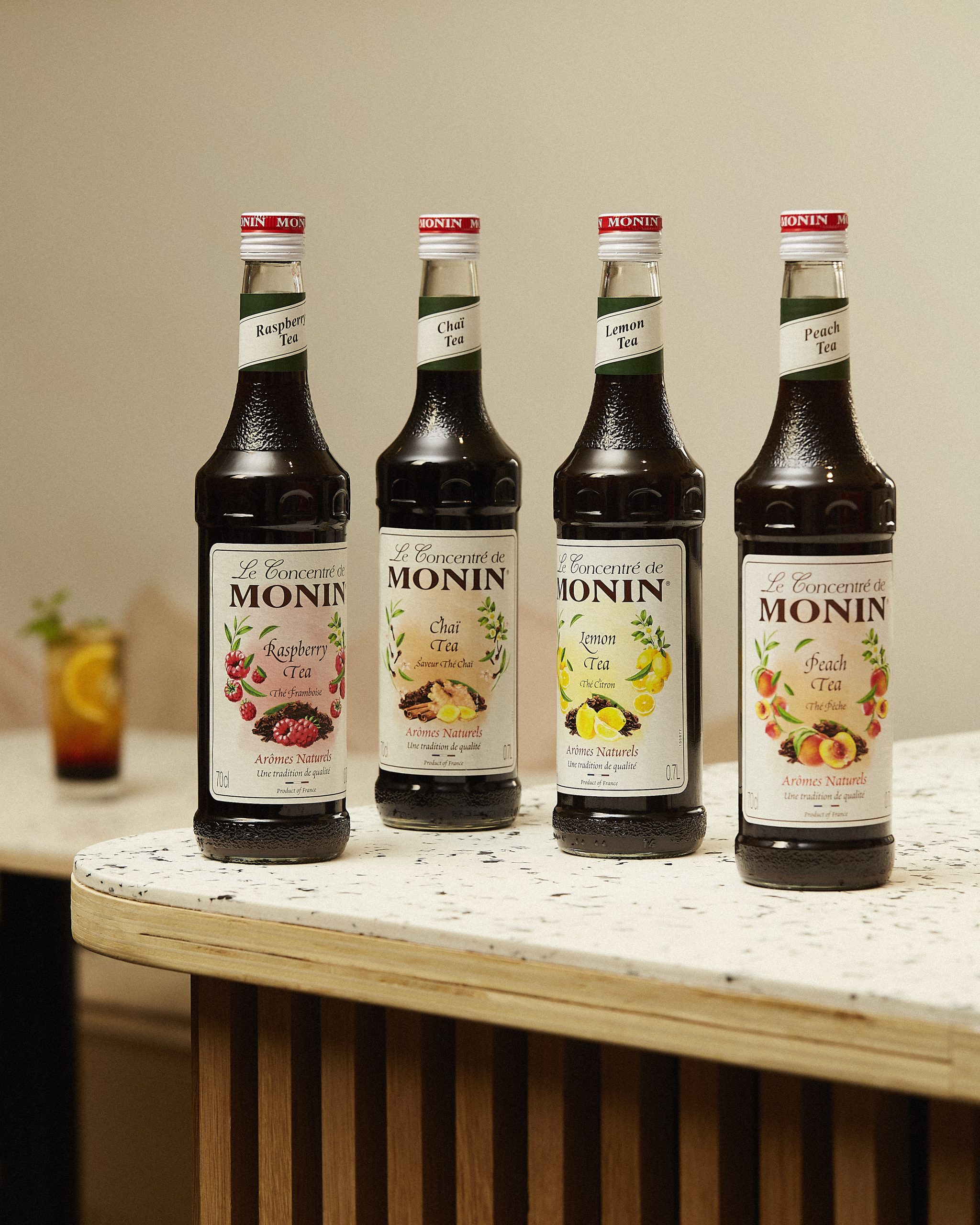 monin-koncentrati - limun-malina-breskva-matcha